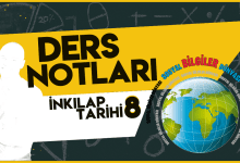 8. Sınıf İnkılap Tarihi 1. Ünite Ders Notu