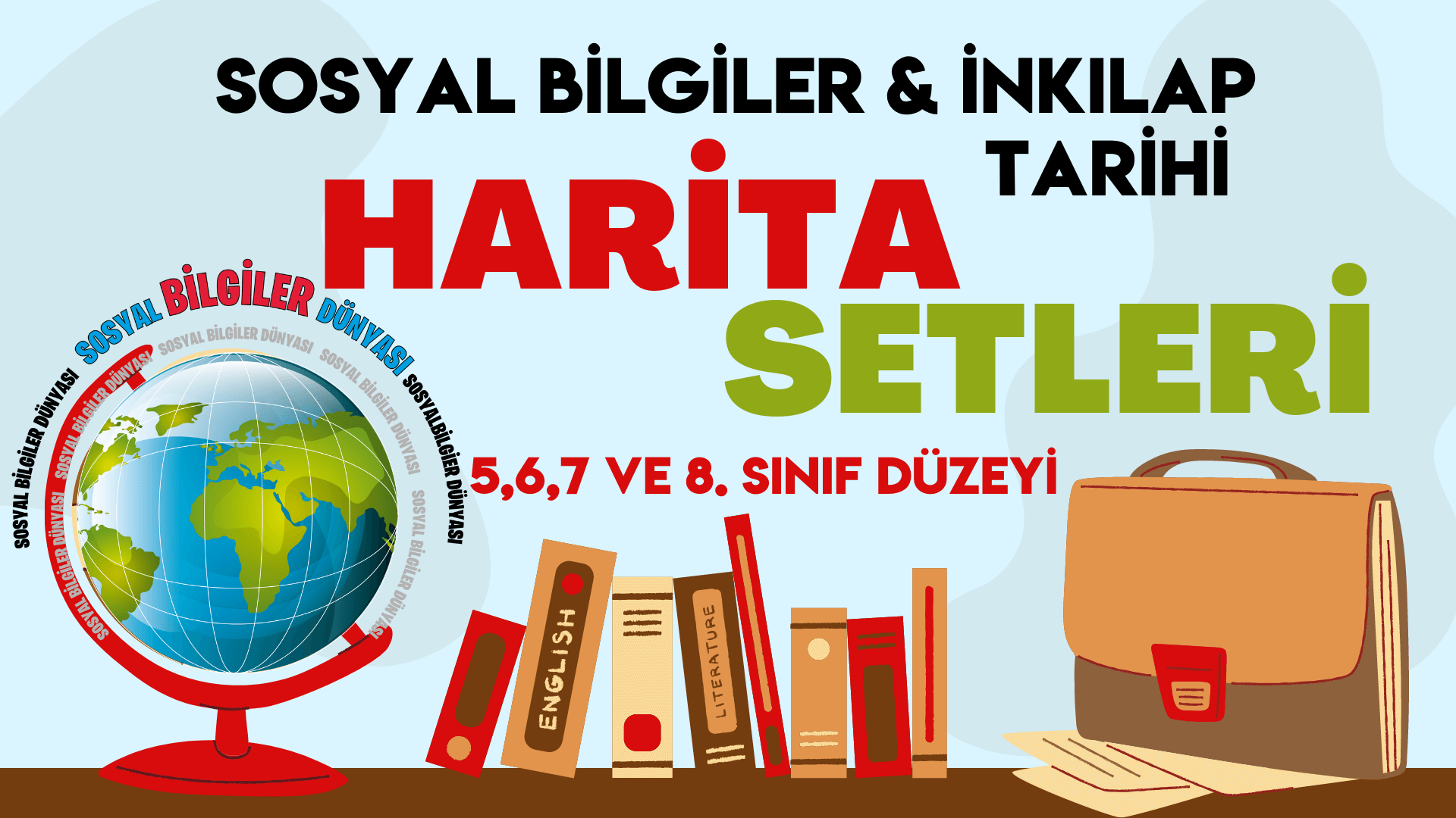 Sosyal Bilgiler İnkılap Tarihi Harita Setleri