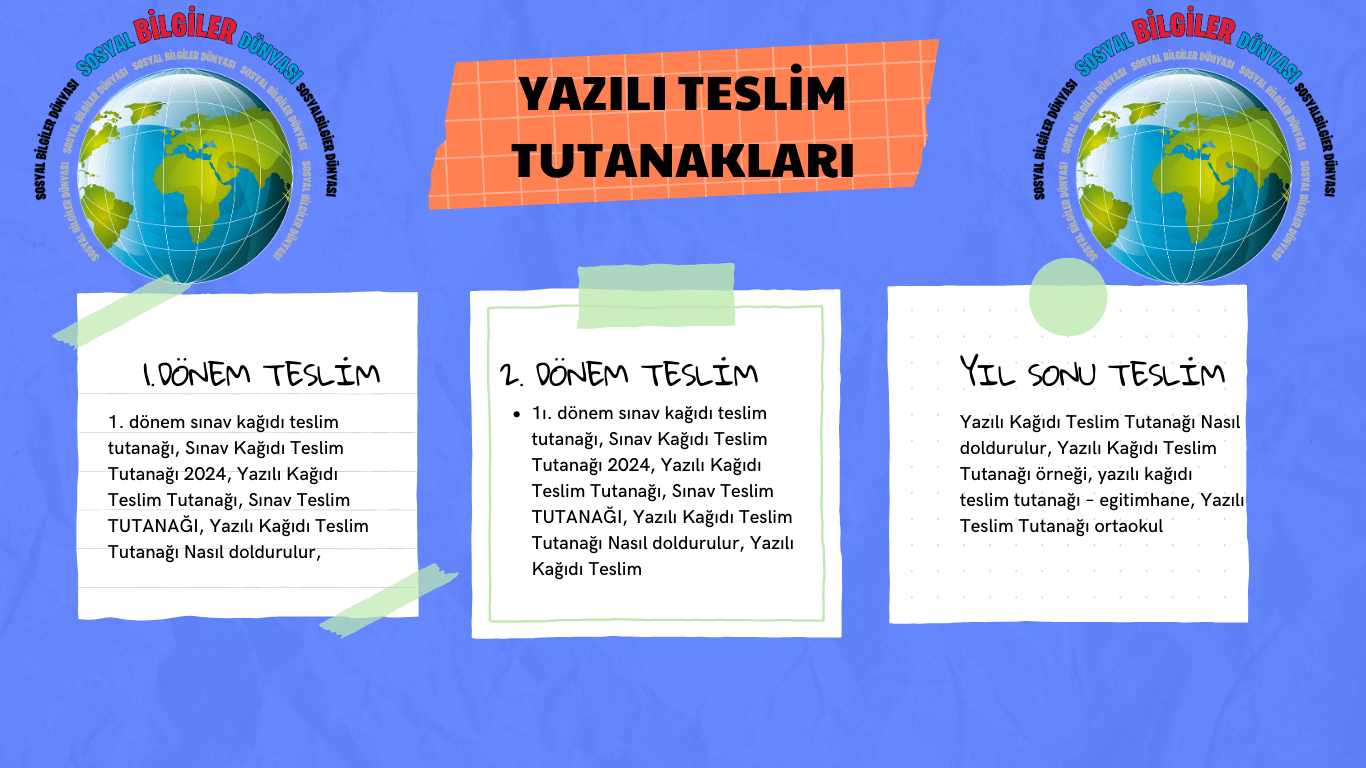 YAZILI TESLİM