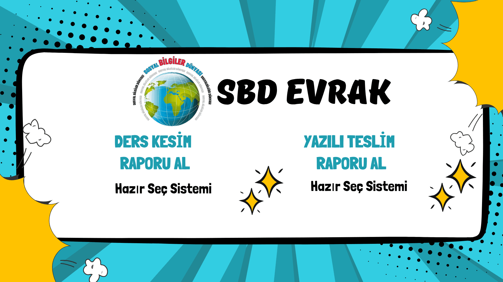 Tüm Dersler İlkokul Ortaokul Ders Kesim Raporu ve Yazılı Teslim Tutanağı Otomatik