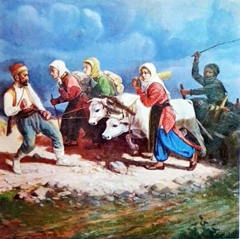 Hayri Çizel - Cepheye yardım (Ana gayreti) - Askeri müze, İstanbul