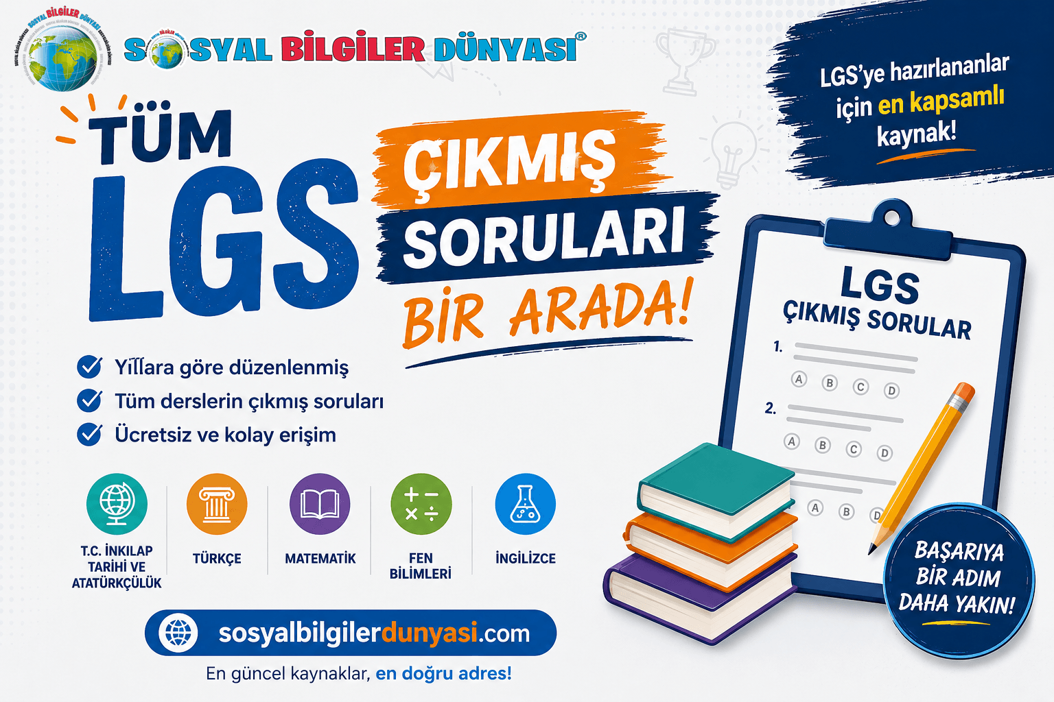 Tüm LGS Çıkmış Soruları bir arada…