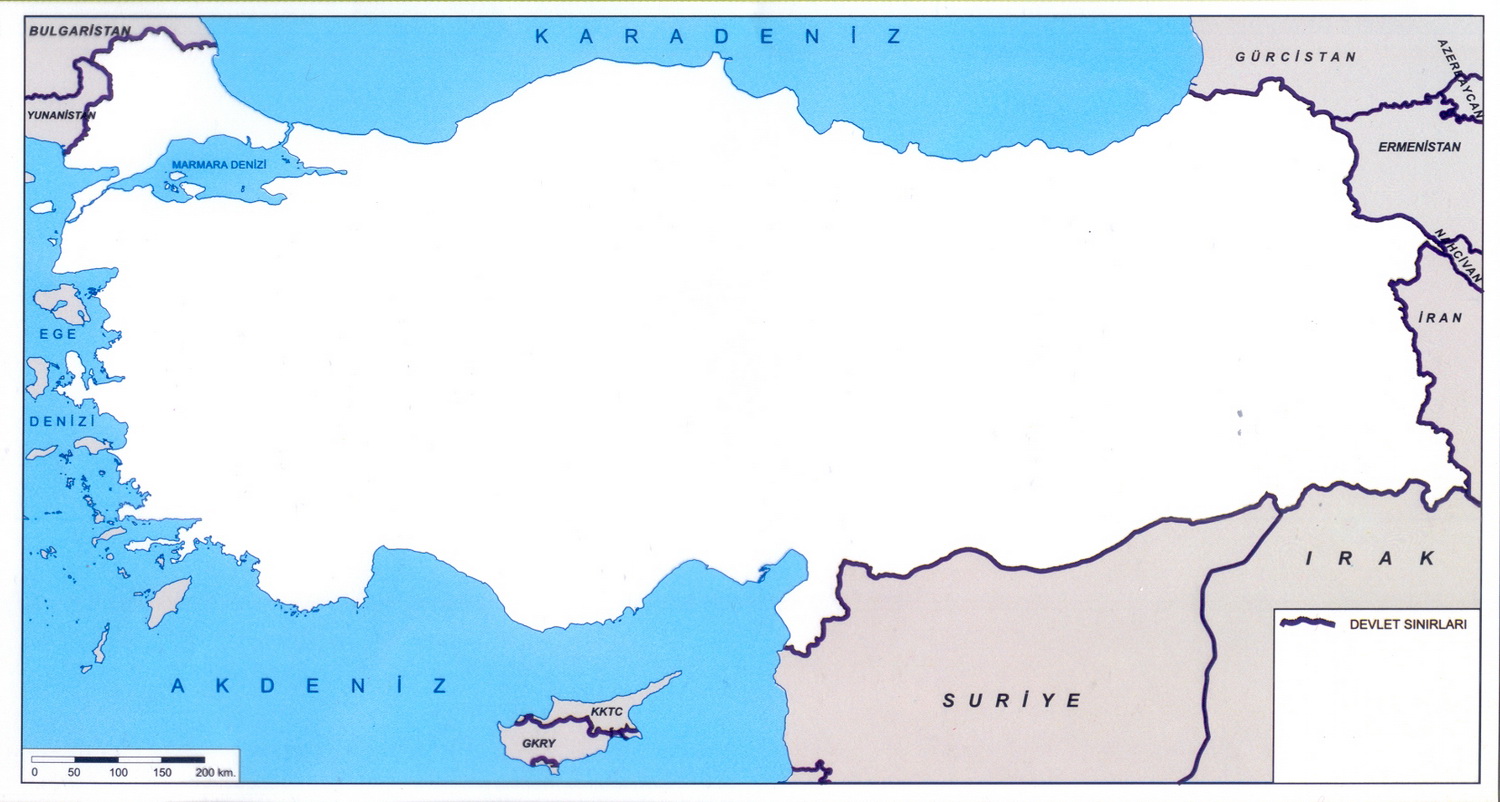 Türkiye dilsiz haritası